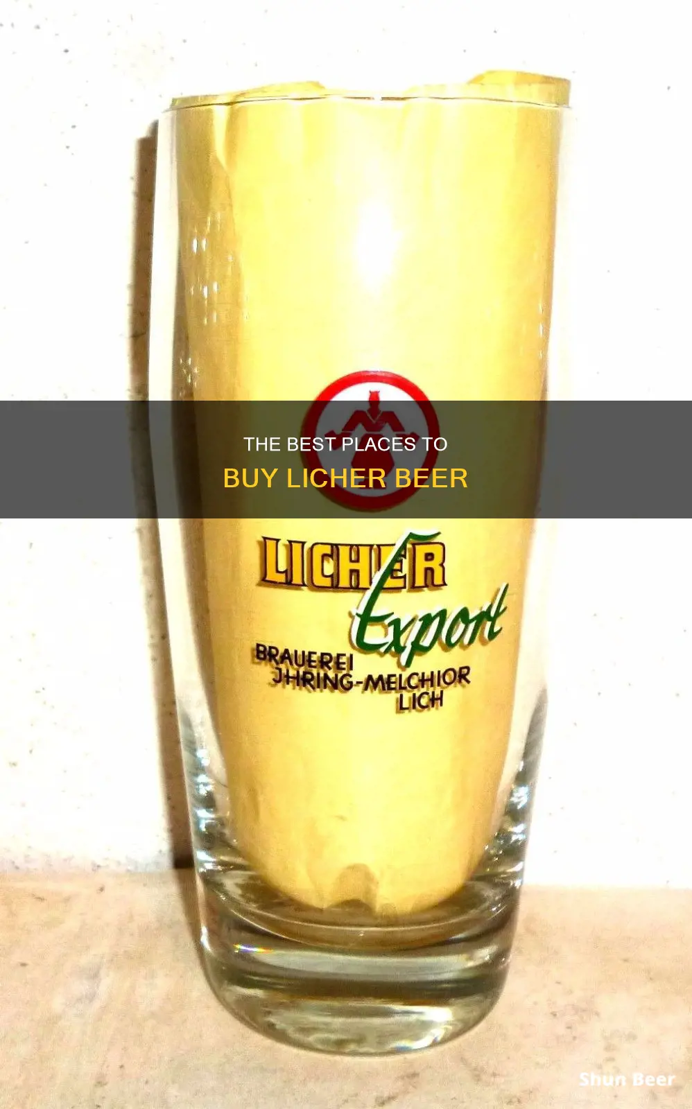 where to buy licher beer