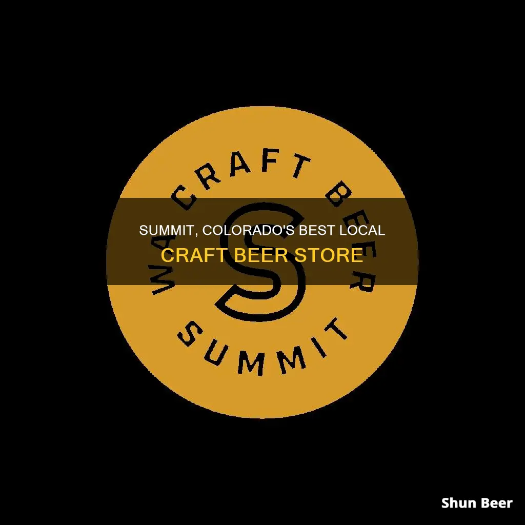 where to buy local craft beer store summit colorado