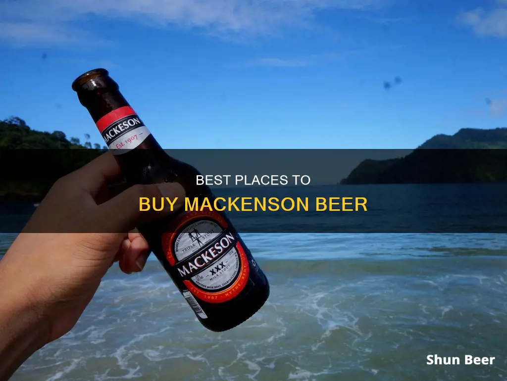 where to buy mackenson beer