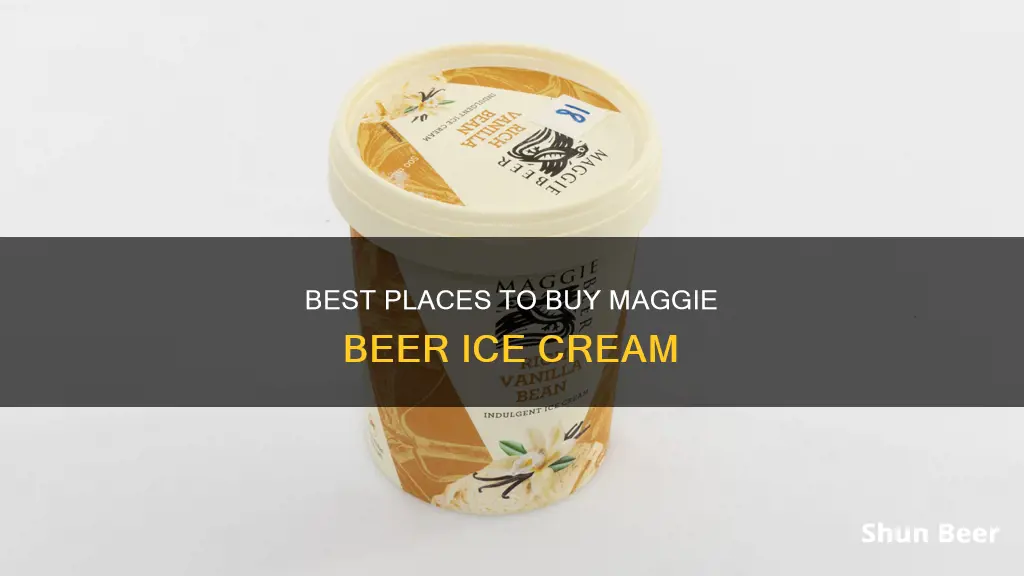 where to buy maggie beer ice cream