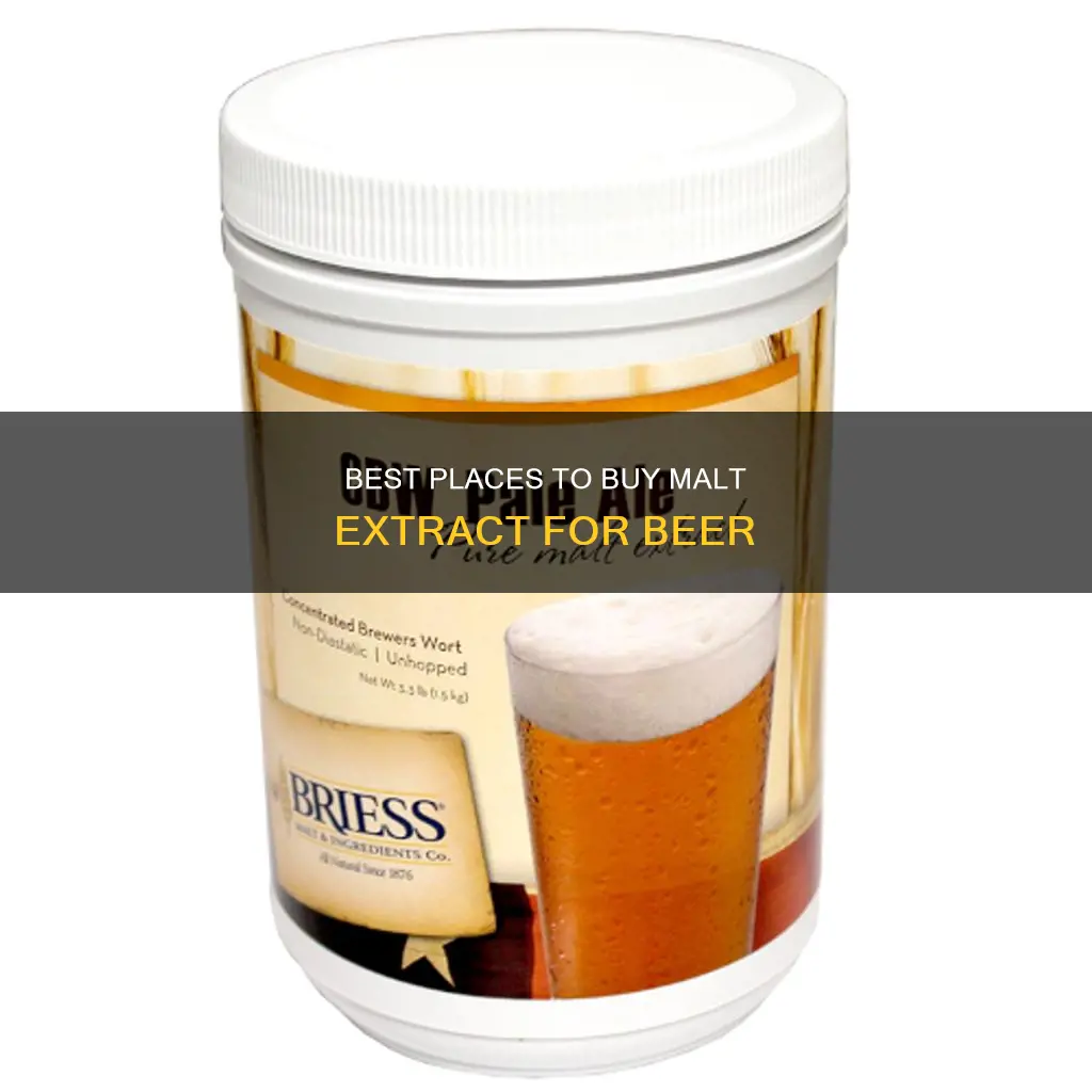 where to buy malt extract for beer