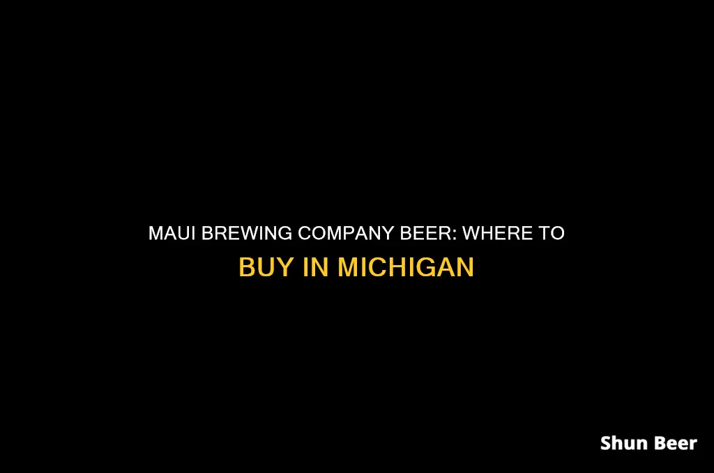 where to buy maui brewing company beer in michigan