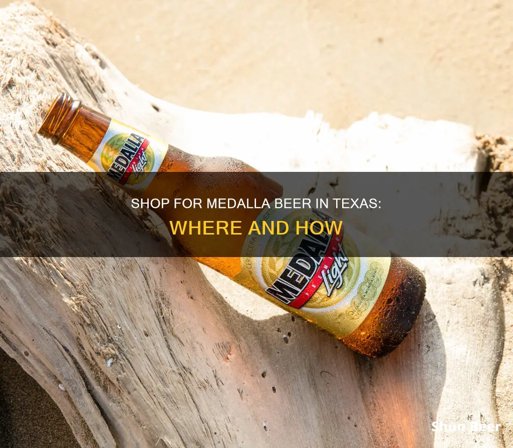 where to buy medalla beer in texas