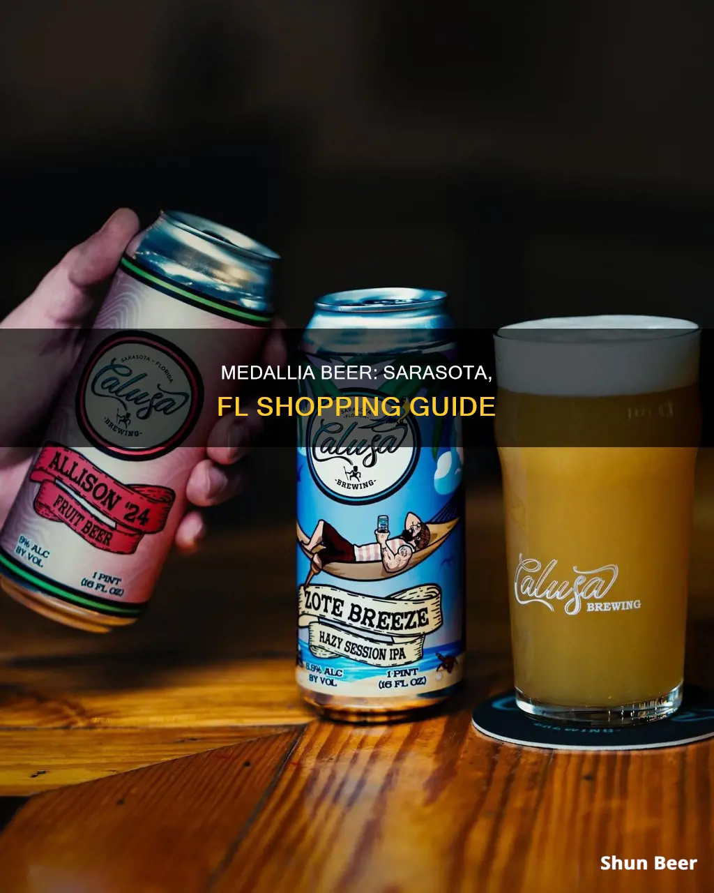 where to buy medallia beer in sarasota fl