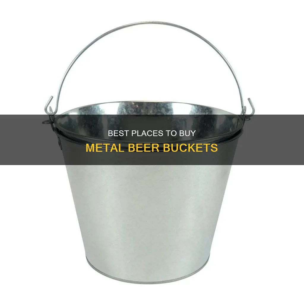 where to buy metal beer buckets