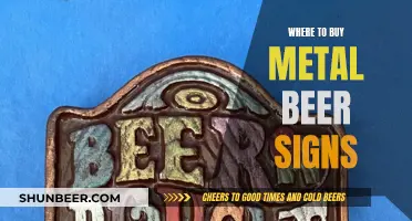 Vintage Metal Beer Signs: Best Online Stores to Buy From