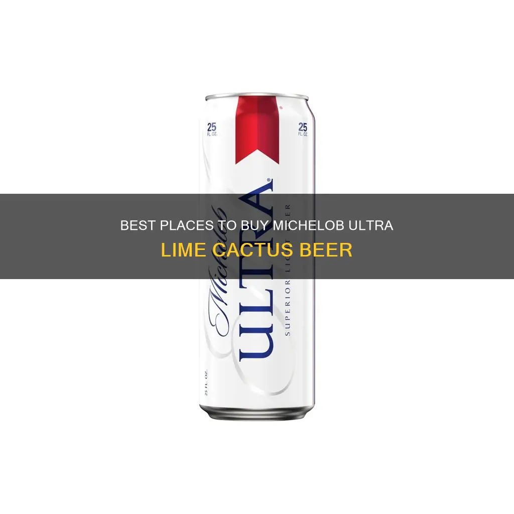 where to buy michelob ultra lime cactus beer