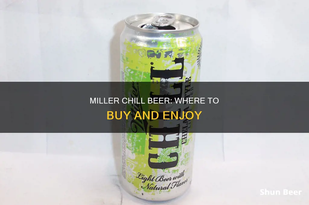 where to buy miller chill beer