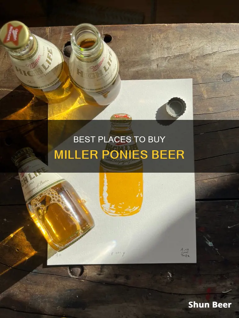 where to buy miller ponies beer