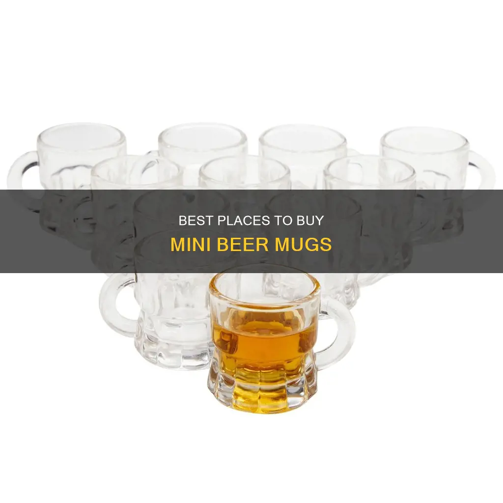 where to buy mini beer mugs