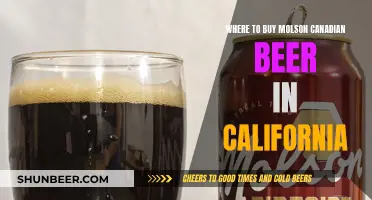 Molson Canadian Beer: Where to Buy in California?