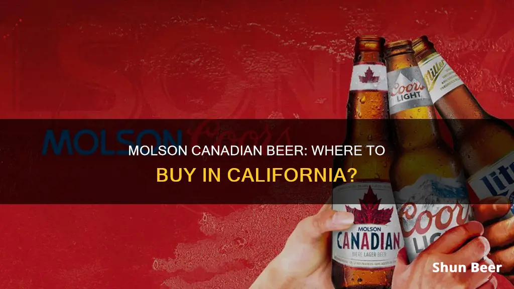 where to buy molson canadian beer in california