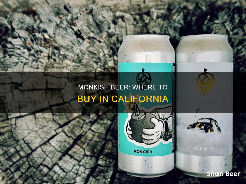 where to buy monkish beer in california