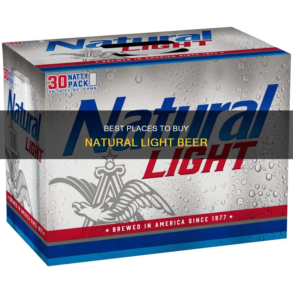 where to buy natural light beer