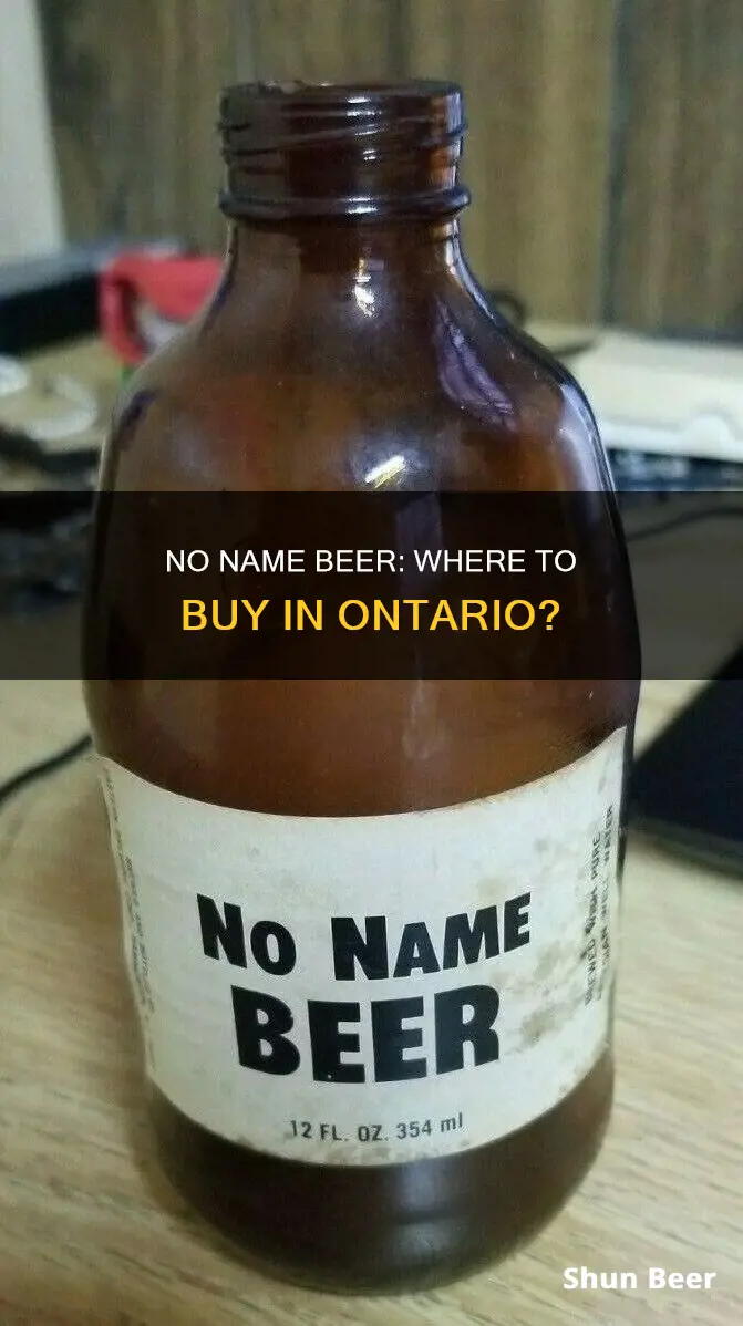 where to buy no name beer ontario