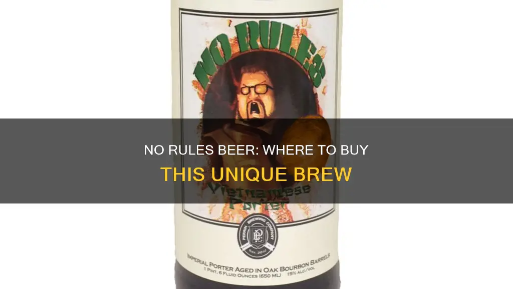 where to buy no rules beer