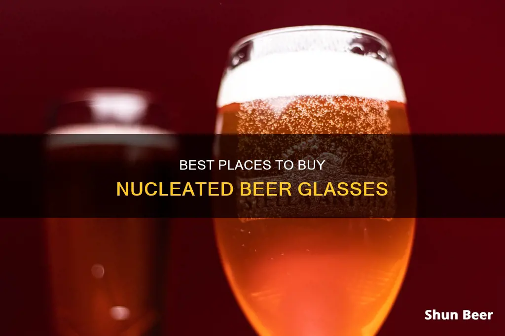 where to buy nucleated beer glasses