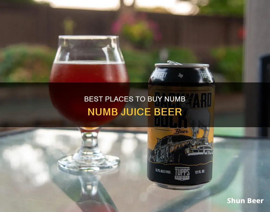 where to buy numb numb juice beer