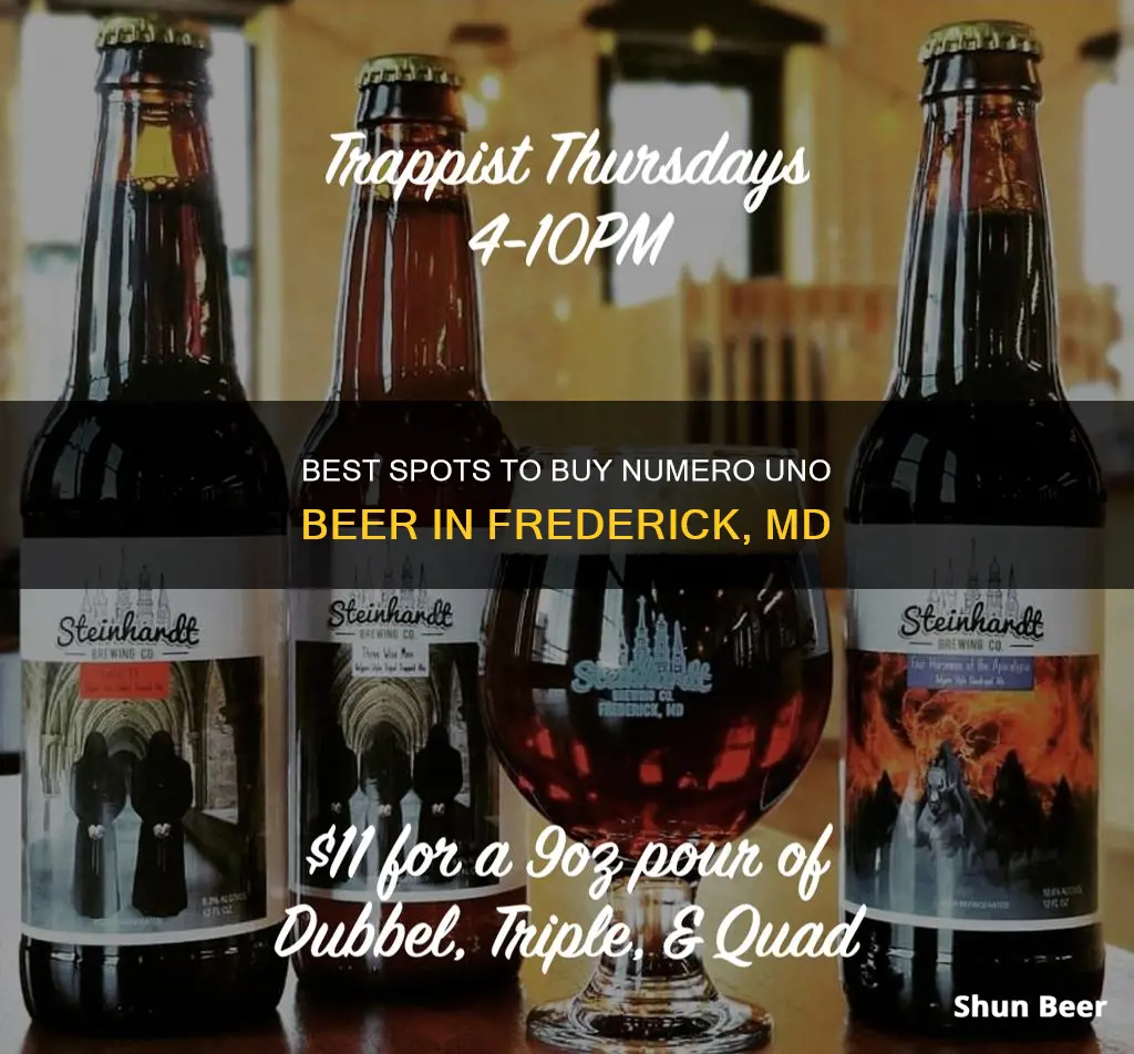 where to buy numero uno beer in frederick md