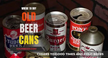 Old Beer Cans: Where to Buy Them?