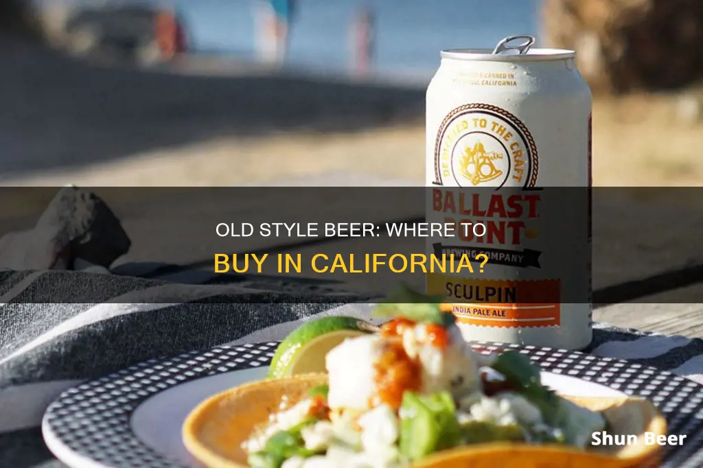 where to buy old style beer in california