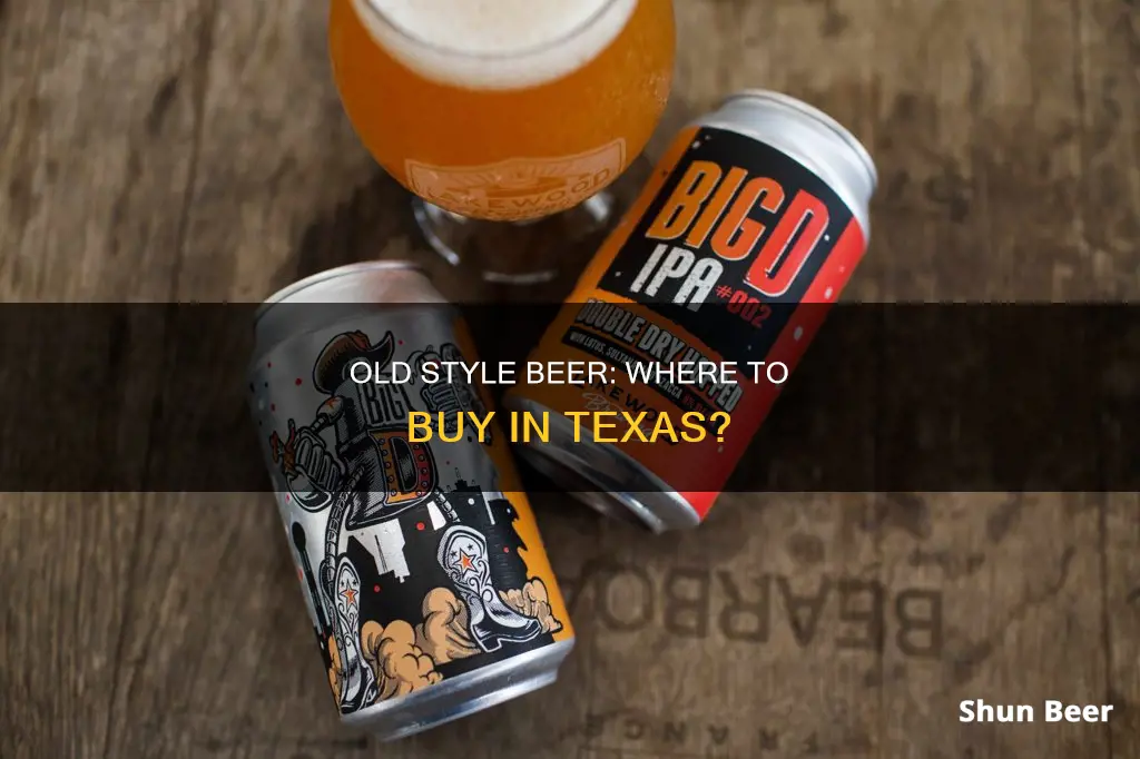 where to buy old style beer in texas