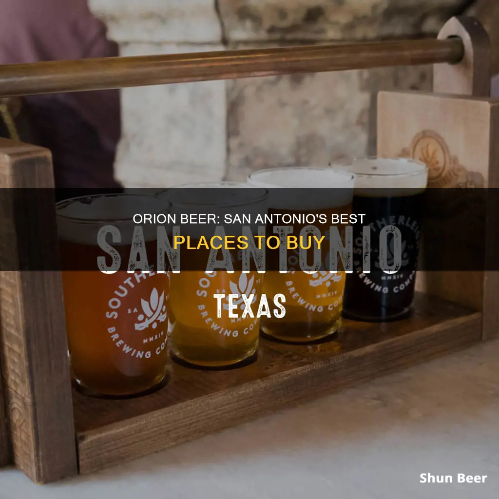 where to buy orion beer in san antonio