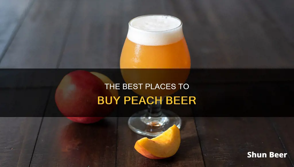 where to buy peach beer