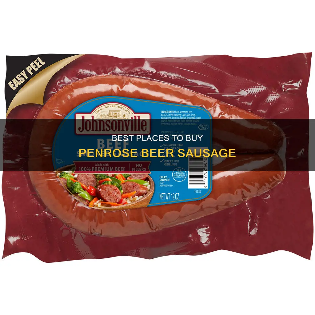 where to buy penrose beer sausage