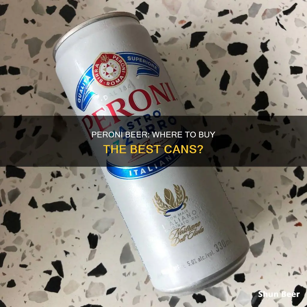 where to buy peroni beer cans