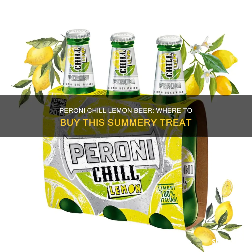 where to buy peroni chill lemon beer