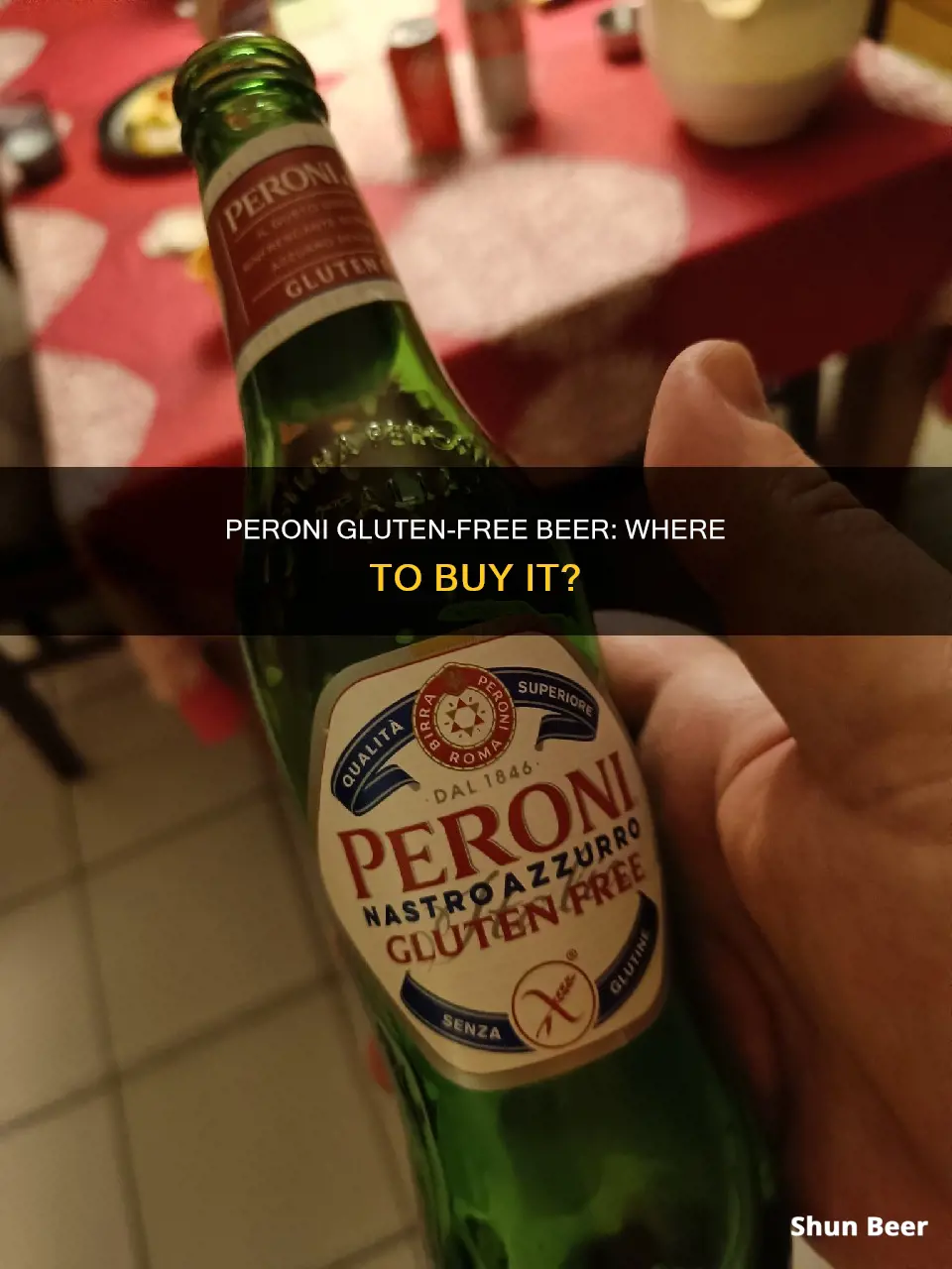 where to buy peroni gluten free beer