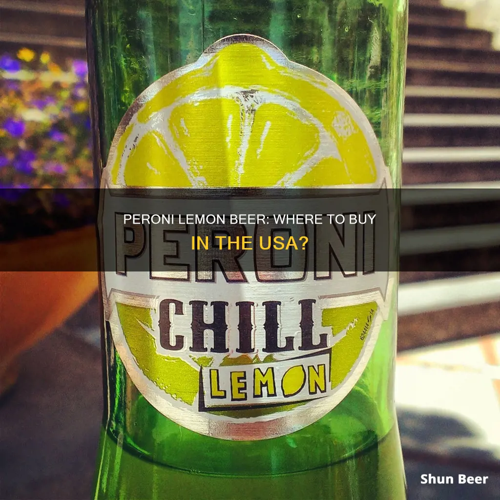 where to buy peroni lemon beer in usa