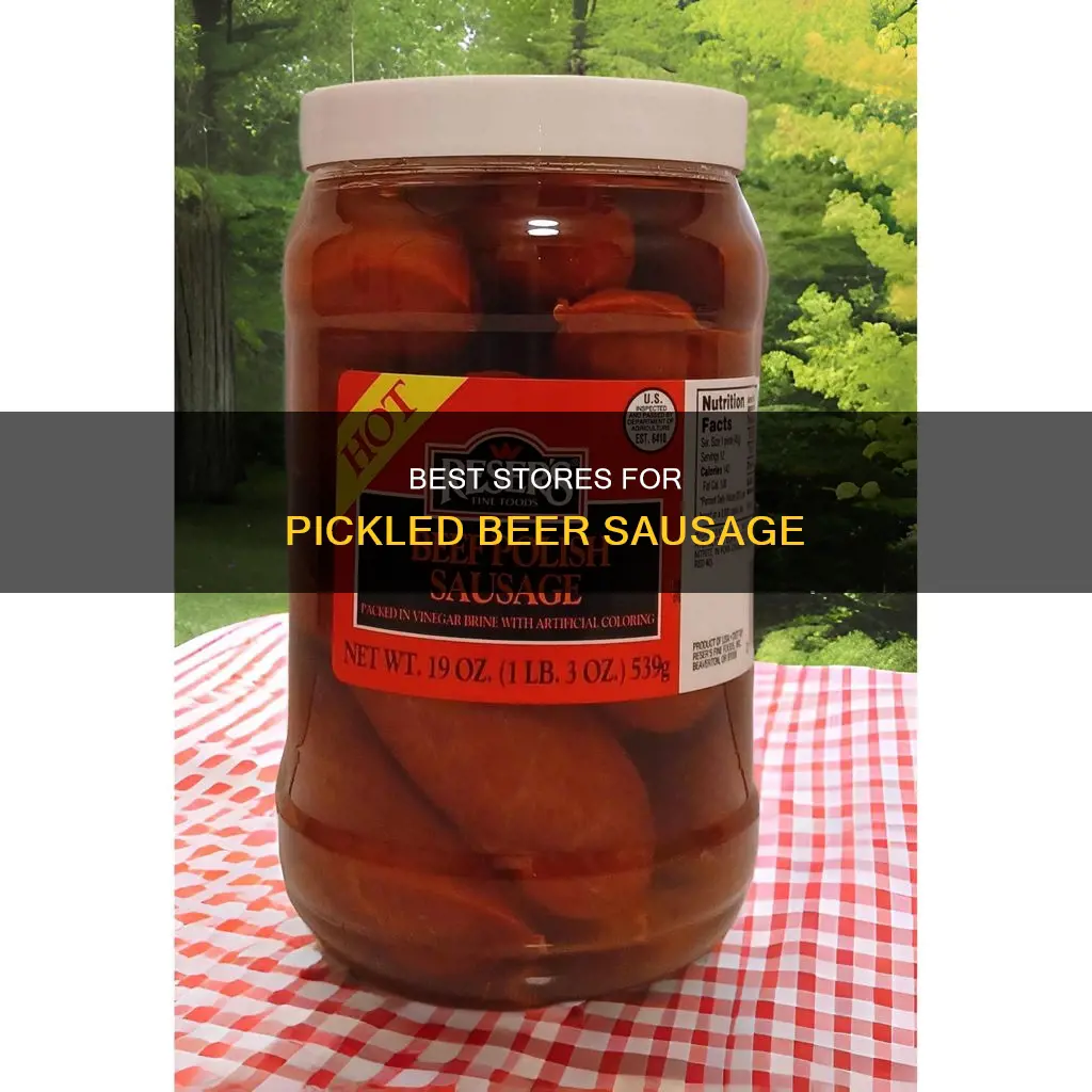 where to buy pickled beer sausage