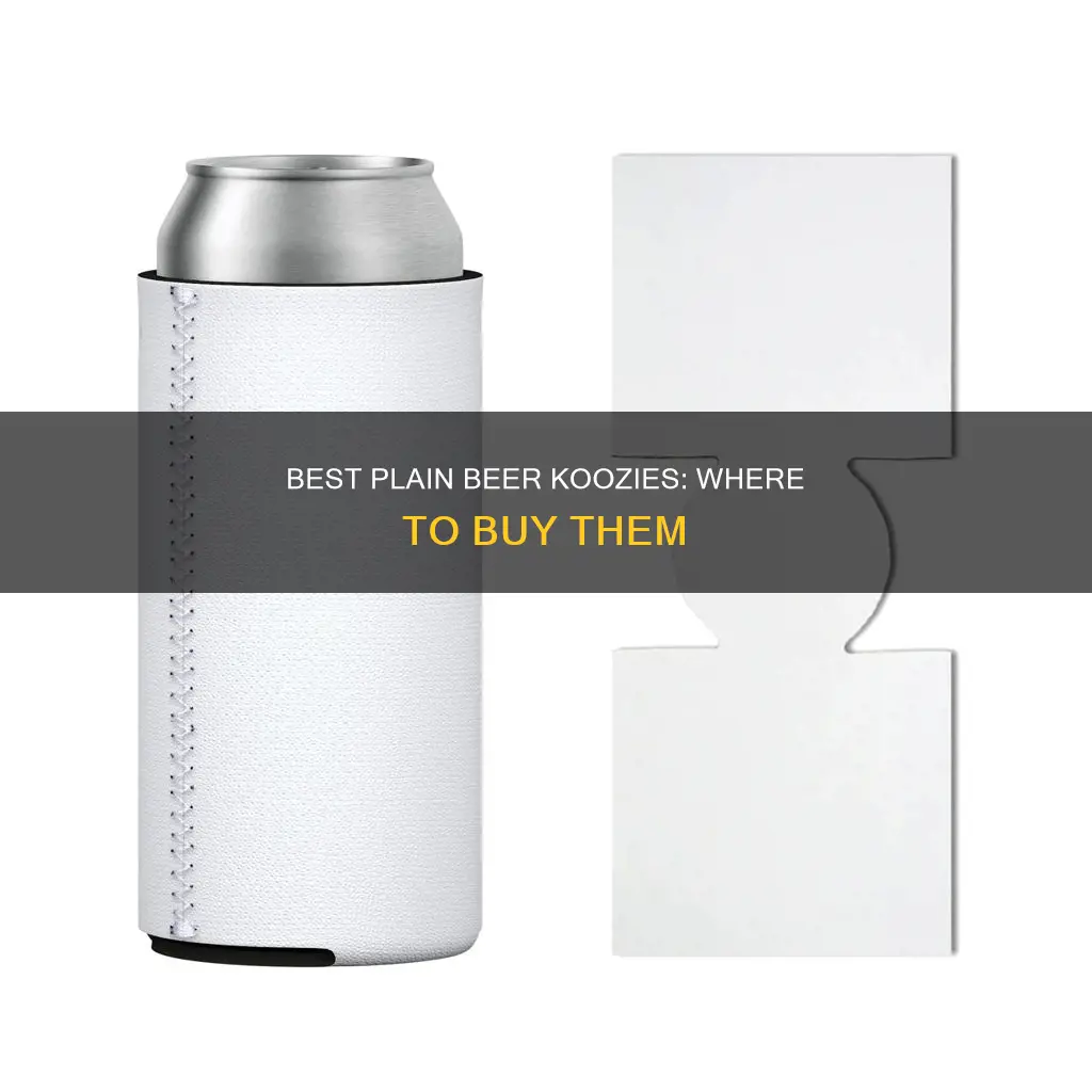 where to buy plain beer koozies