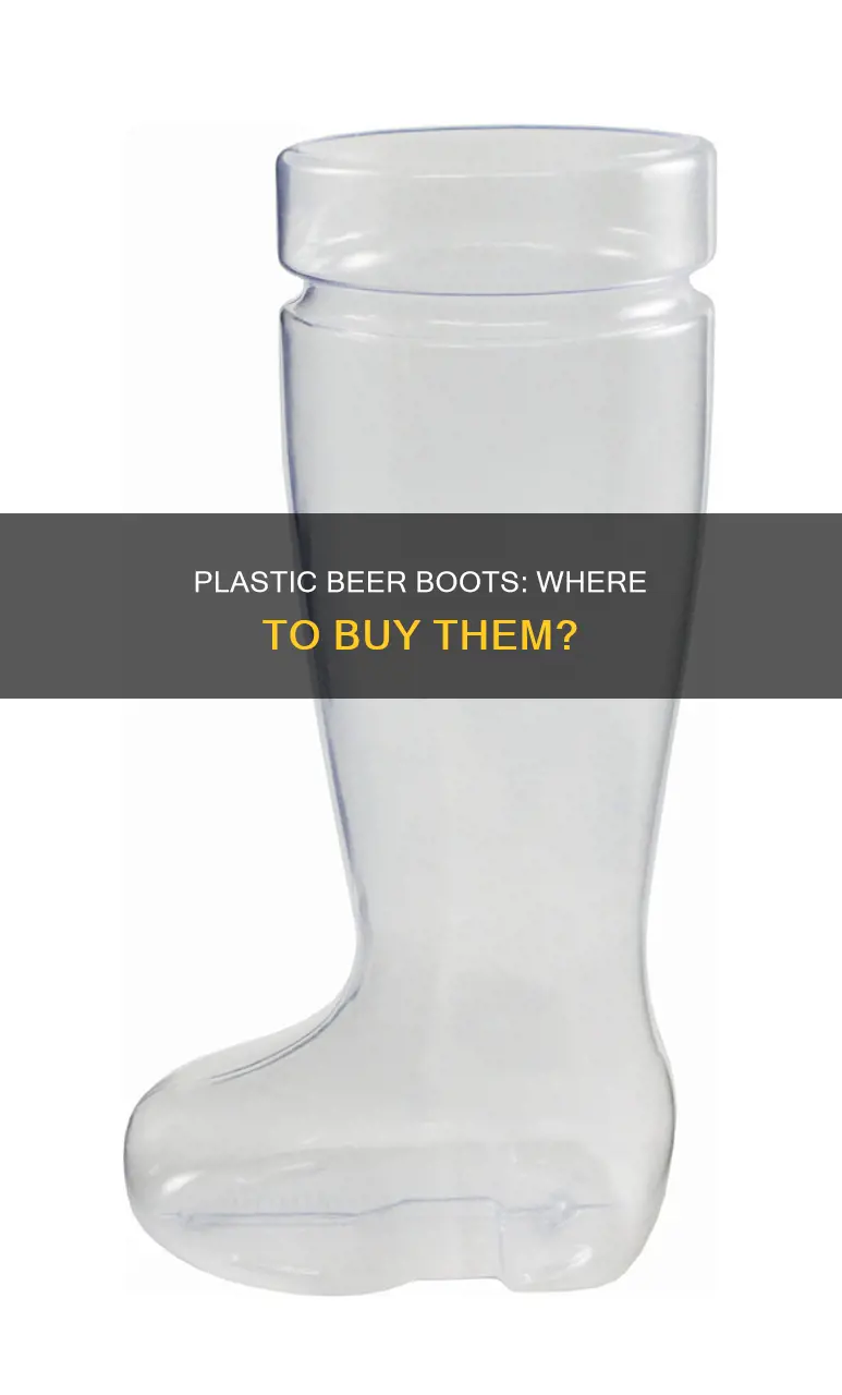 where to buy plastic beer boots