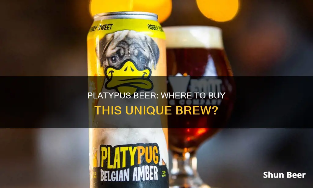 where to buy platypus beer