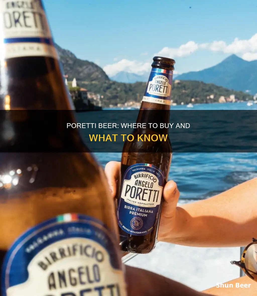 where to buy poretti beer