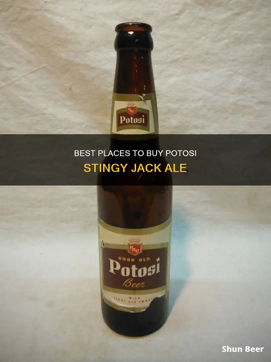 where to buy potosi stingy jack ale beer