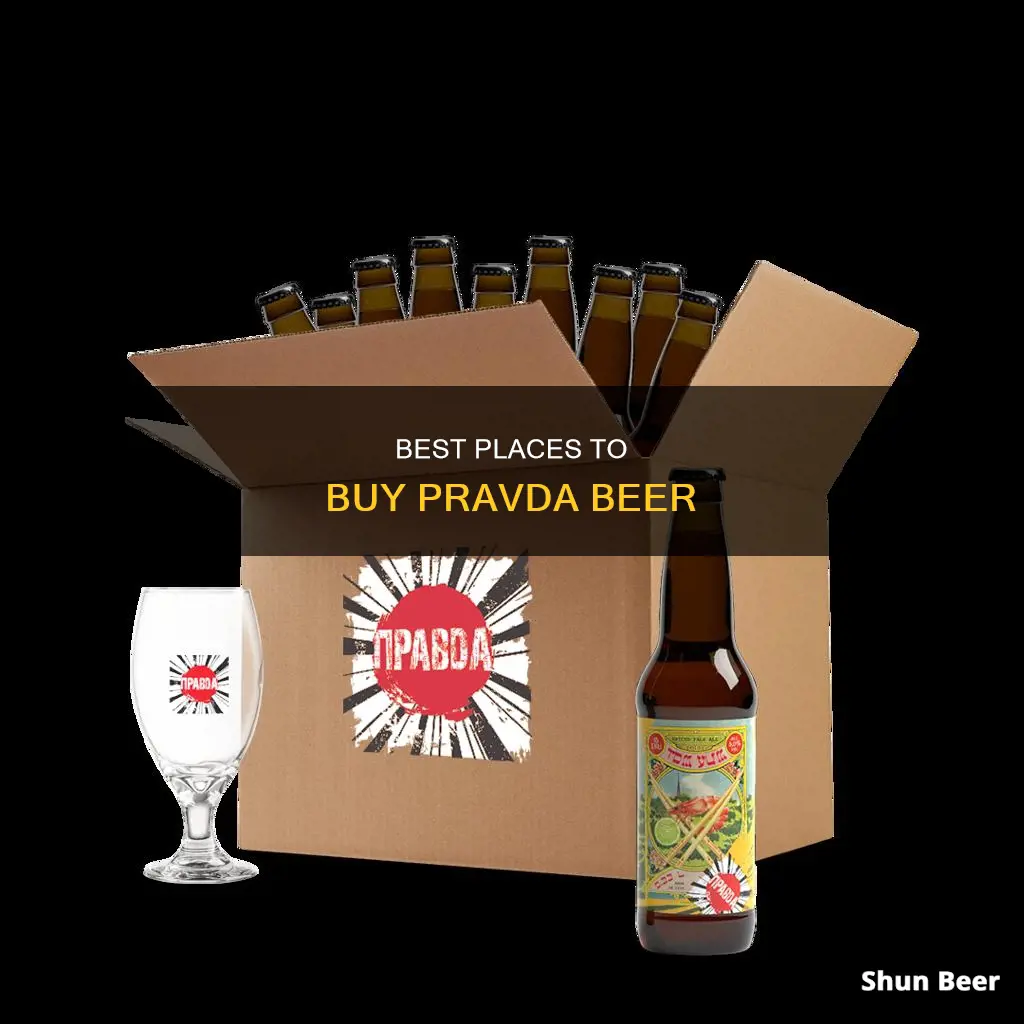 where to buy pravda beer