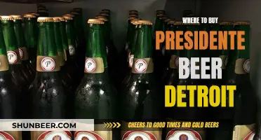 Presidente Beer: Detroit's Top Places to Buy