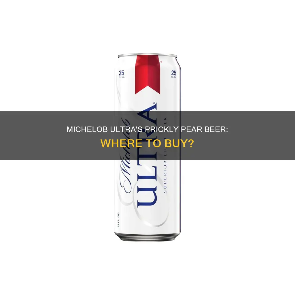 where to buy prickly pear beer michelob ultra