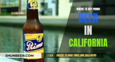 Primo Beer: Where to Buy in California?