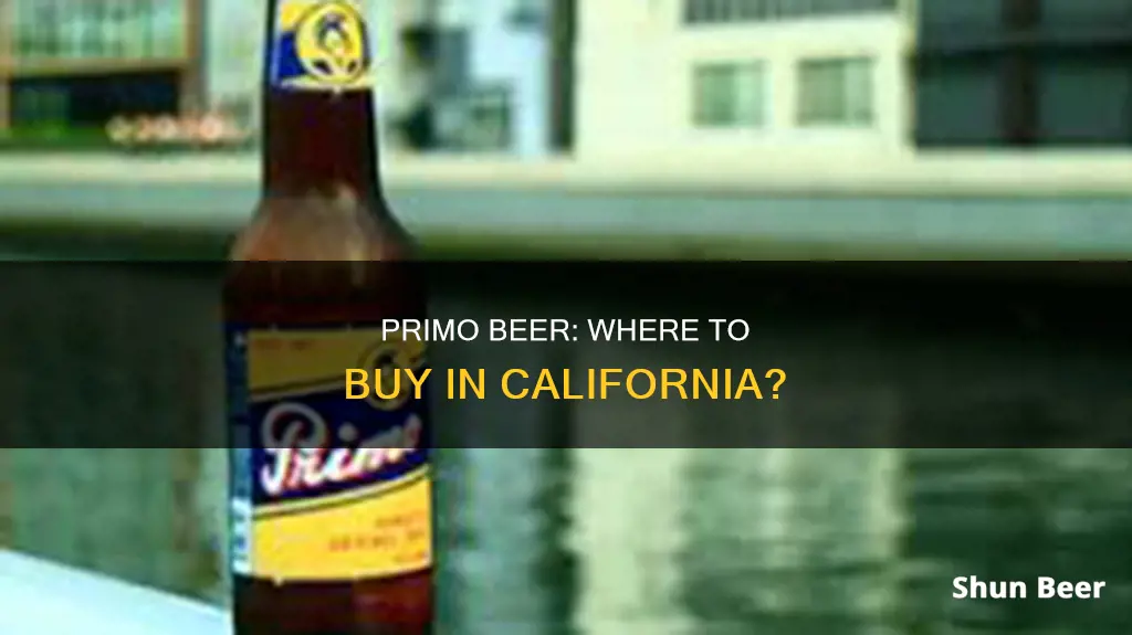 where to buy primo beer in california