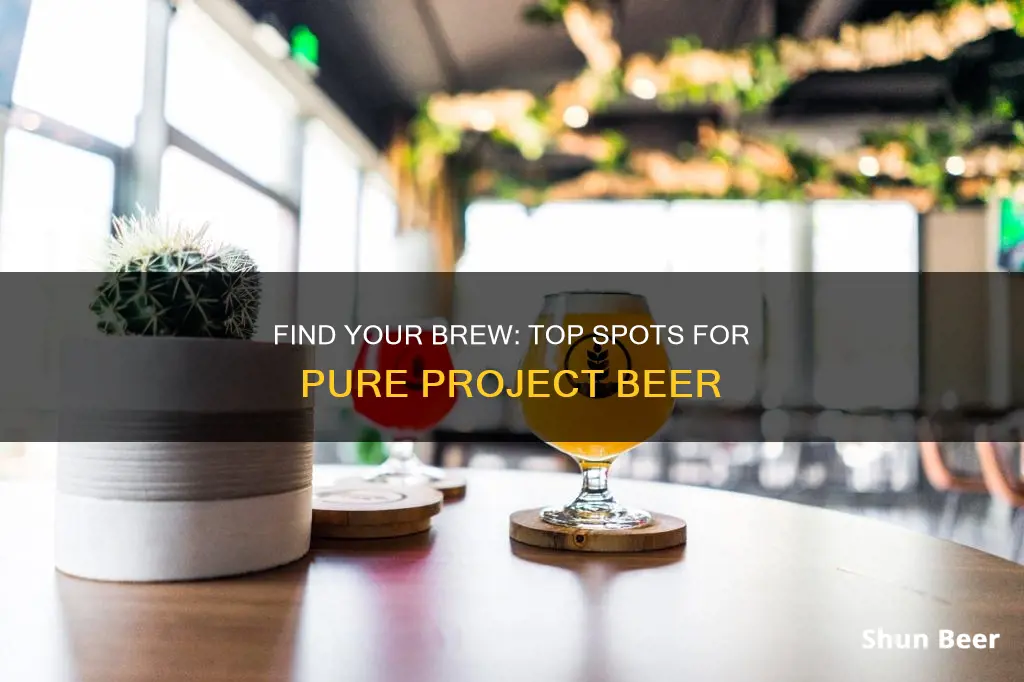 where to buy pure project beer