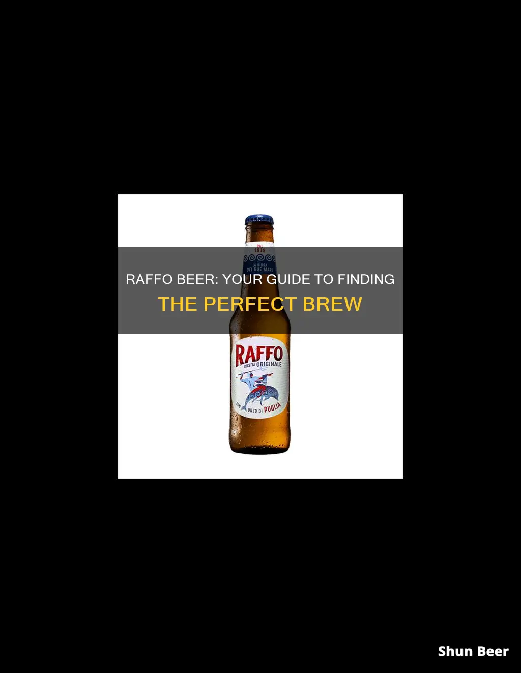 where to buy raffo beer