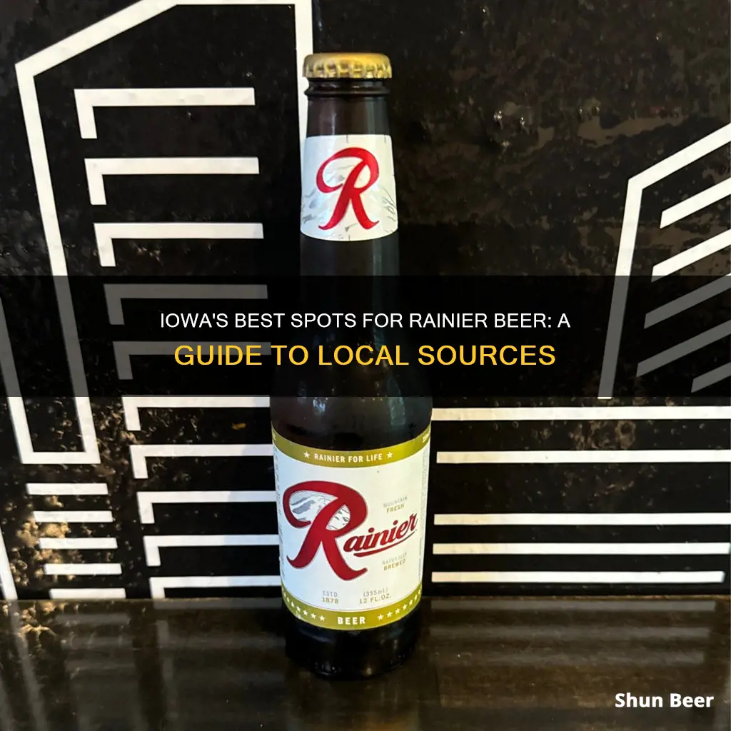 where to buy rainier beer in iowa