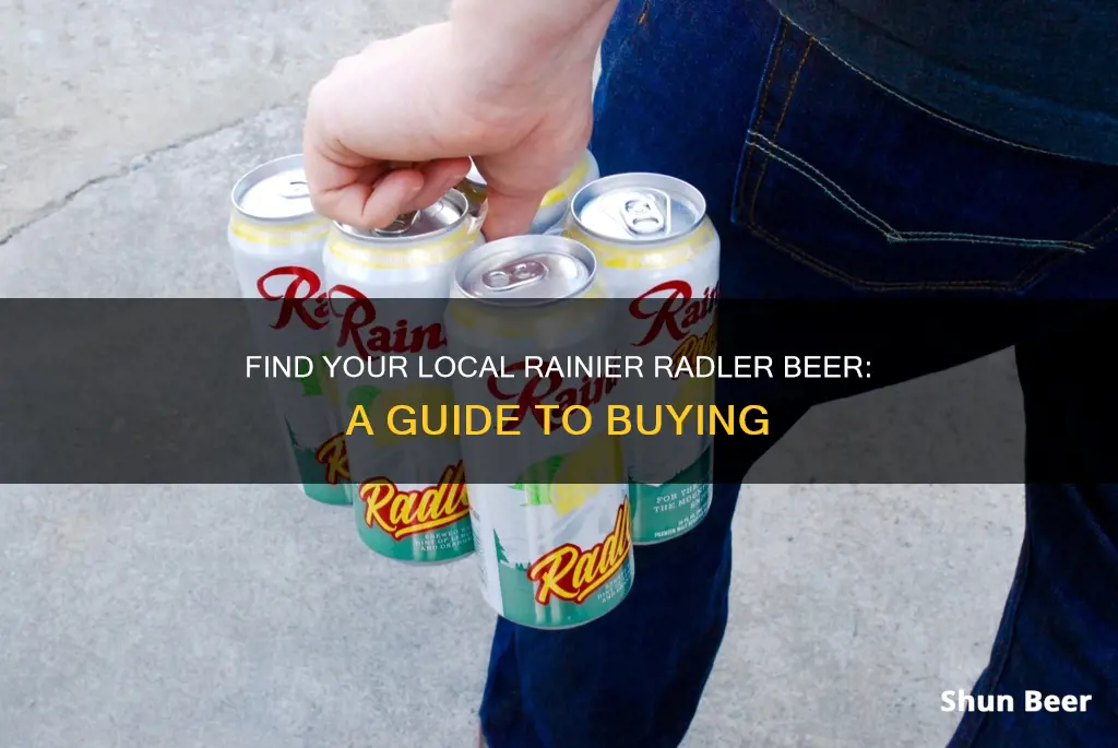 where to buy rainier radler beer