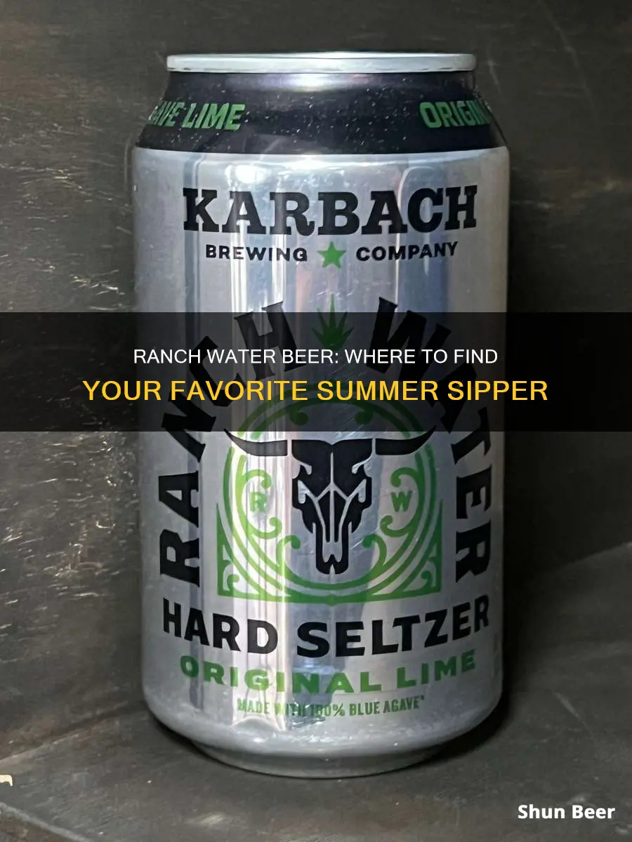 where to buy ranch water beer