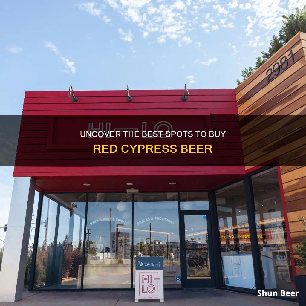 where to buy red cypress beer